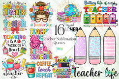 Teacher Sublimation Quotes Png Product Image 1