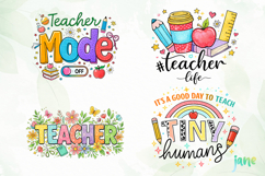 Teacher Sublimation Quotes Png Product Image 2