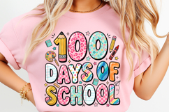 100 days of school, teacher png, school teacher shirt, teacher sublimation, classroom design, school celebration png, teacher life png, school t shirt png, educator gift png, teacher shirt design