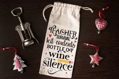 Teacher Survival Kit Contents SVG, School SVG Design Product Image 3