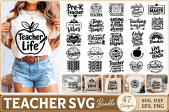 Retro Teacher SVG Bundle Product Image 1