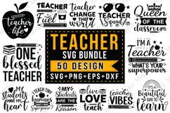 Teacher Bundle SVG, DXF, PNG, EPS Product Image 1
