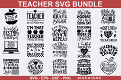 Teacher SVG Bundle - Teacher Design Product Image 1
