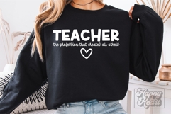 Teacher The Profession That Creates All Others SVG PNG Product Image 1