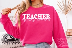 Teacher Of Tiny Humans SVG PNG - Kinder Teacher Shirt Design Product Image 4