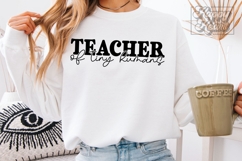 Teacher Of Tiny Humans SVG PNG - Kinder Teacher Shirt Design Product Image 2