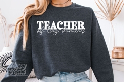 Teacher Of Tiny Humans SVG PNG - Kinder Teacher Shirt Design Product Image 5