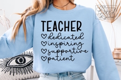 Teacher Appreciation SVG PNG - Inspirational Teacher Quote Product Image 1