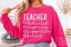 Teacher Appreciation SVG PNG - Inspirational Teacher Quote Product Image 2