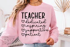 Teacher Appreciation SVG PNG - Inspirational Teacher Quote Product Image 4