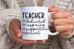Teacher Appreciation SVG PNG - Inspirational Teacher Quote Product Image 6