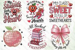 Teacher Valentine PNG Bundle Product Image 2