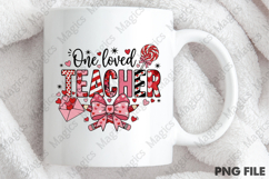 Teacher Valentine Png, Loved Teacher Png Product Image 4