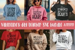 Teacher Valentine’s Day Svg Bundle, Valentines Day Svg Bundle, Teacher Svg, Teacher Quotes, Valentines Svg, Teacher Svg Bundle, Love Svg, One Loved Teacher, Valentine&#039;s Day Gift For Teacher svg, Teacher&#039;s Valentine&#039;s Day Shirt svg, Valentine&#039;s Day Teacher