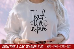 teach love inspire SVG Product Image 1