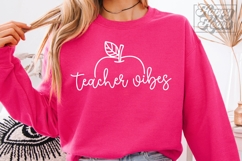 Teacher Vibes SVG PNG - Teacher Life Shirt Gift Product Image 2