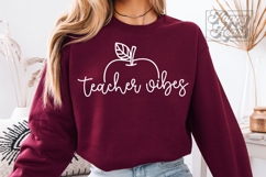 Teacher Vibes SVG PNG - Teacher Life Shirt Gift Product Image 3
