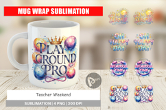 Teacher's Weekend Mug Wrap Product Image 1