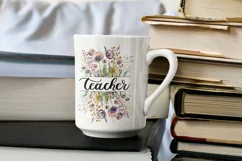 Wildflower Teacher Png Digital Download Sublimation Designs Product Image 5