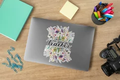 Wildflower Teacher Png Digital Download Sublimation Designs Product Image 8