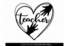 Teacher SVG, School Svg, Teacher quote SVG, Teacher Life Svg Product Image 2