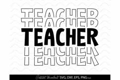 Teacher SVG, School Svg, Teacher quote SVG, Teacher Life Svg Product Image 2