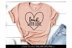 Teacher SVG, School Svg, Teacher quote SVG TEACHER LIFE Product Image 1
