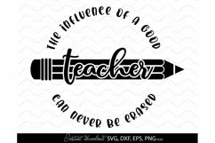 Teacher SVG, School Svg, Teacher quote SVG TEACHER LIFE Product Image 2