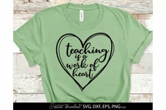 Teacher SVG, School Svg, Teacher quote SVG TEACHER LIFE Product Image 1
