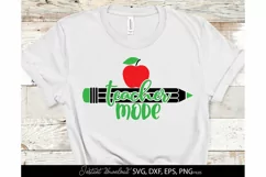 Teacher SVG, School Svg, Teacher quote SVG TEACHER LIFE Product Image 1