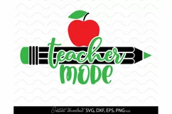 Teacher SVG, School Svg, Teacher quote SVG TEACHER LIFE Product Image 2