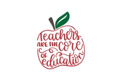 Teachers Are The Core Of Education SVG Cut File Product Image 1