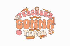 Retro Teacher T-shirt Design Bundle Product Image 3