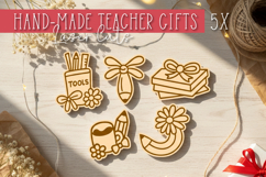 Teacher Hand Made Studs for Gift Laser Cut SVG Templates Product Image 1