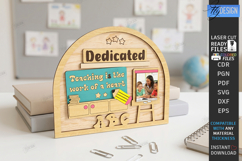 Teachers Miniature Laser Cut | Photo Frame | Gift Idea | CNC Product Image 1