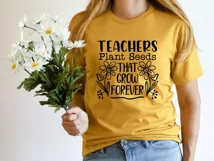 Teachers Plant Seeds that Grow Forever SVG PNG DXF, Cut File Product Image 2
