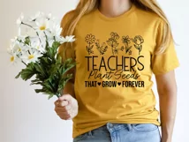 Teachers Plant Seeds that Grow Forever SVG PNG DXF, Cut File Product Image 4