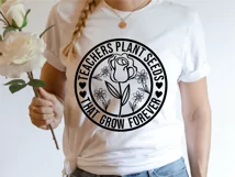 Teachers Plant Seeds that Grow Forever SVG PNG DXF, Cut File Product Image 3
