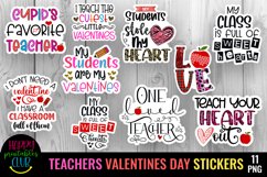 Teachers Valentines Day Stickers Bundle- Teacher Stickers Product Image 1