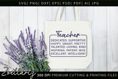 Teacher Life Kind Dedicated Loving Teacher T-shirt Mug Tote Product Image 7