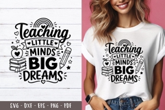 Teaching Big Dreams Teacher quotes SVG PNG