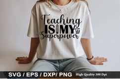 Teaching is my Superpower - Reading SVG Design Product Image 1