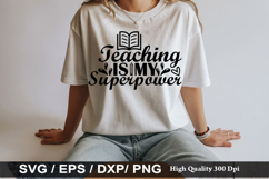 Teaching is my Superpower - Reading SVG Design Product Image 1