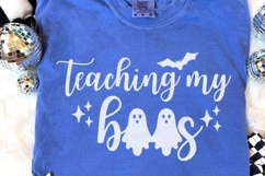 Teaching My Boos SVG - Halloween Teacher Shirt Design Product Image 5