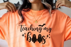 Teaching My Boos SVG - Halloween Teacher Shirt Design Product Image 2