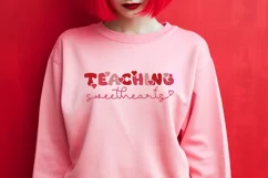 Teaching Sweethearts SVG PNG | Valentine's Day Teacher Shirt Product Image 3