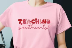 Teaching Sweethearts SVG PNG | Valentine's Day Teacher Shirt Product Image 2