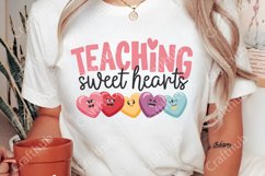 Valentines Day Teacher Sweatshirt, Teaching PNG, Teacher PNG Product Image 2