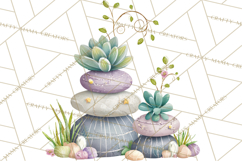 Teacup Garden Clipart, Spring Mini World Png, Tiny Animal Product Image 5