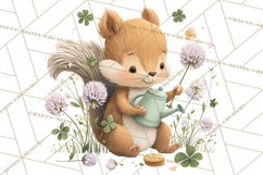 Teacup Garden Clipart, Spring Mini World Png, Tiny Animal Product Image 3